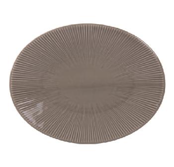 Earthenware dish - Plat ovale 32x41cm